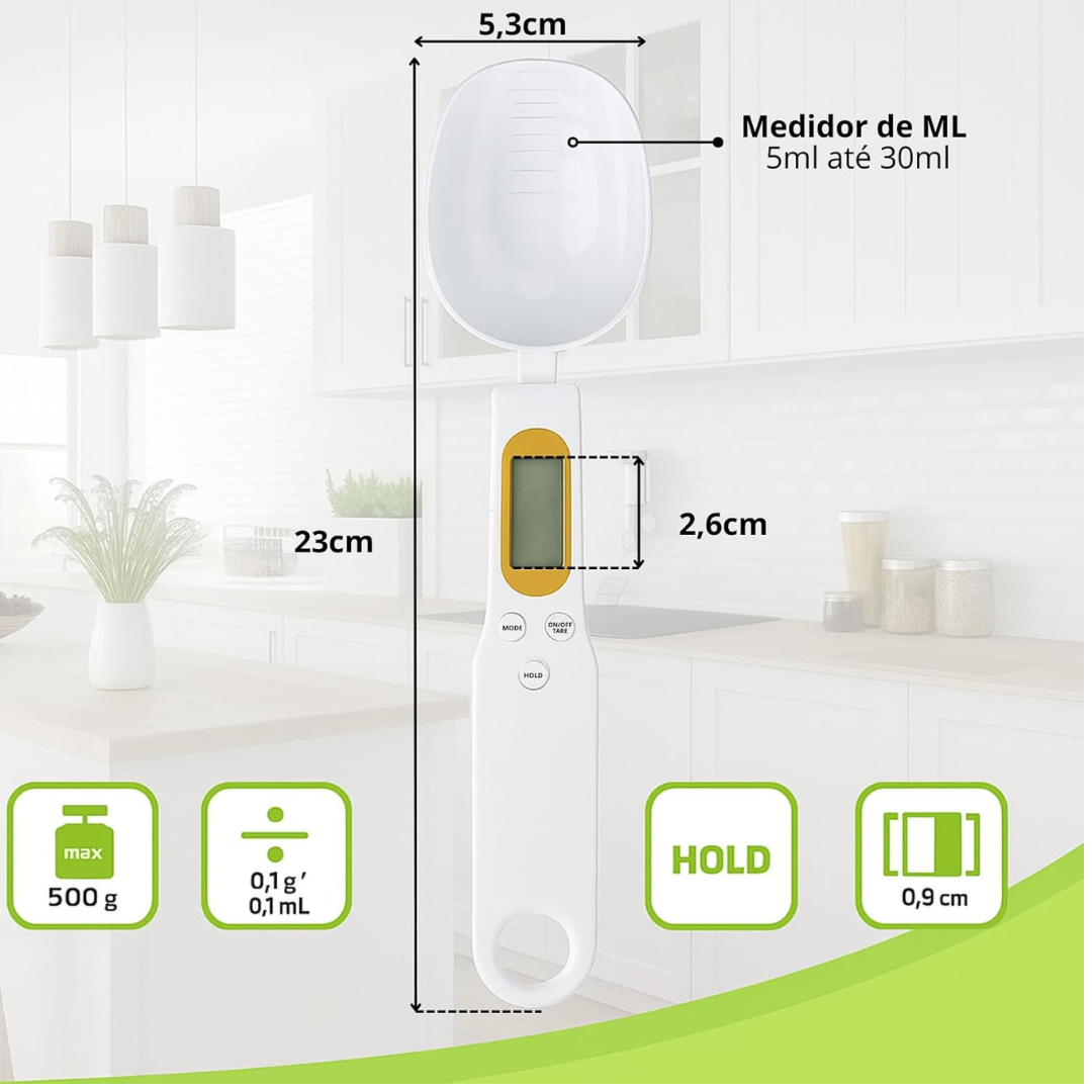 Cuchara Medidora Digital 2 en 1